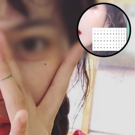 Feel Shop Mini Tattoo Stickers: Point Beauty Marks, Teardrop Marks, Erasable Tattoo Stickers Sticker Tattoo 4ea
