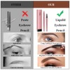 Eyebrow Pencil with 4 Tips Micro Head, Eyebrow Pencil Micro