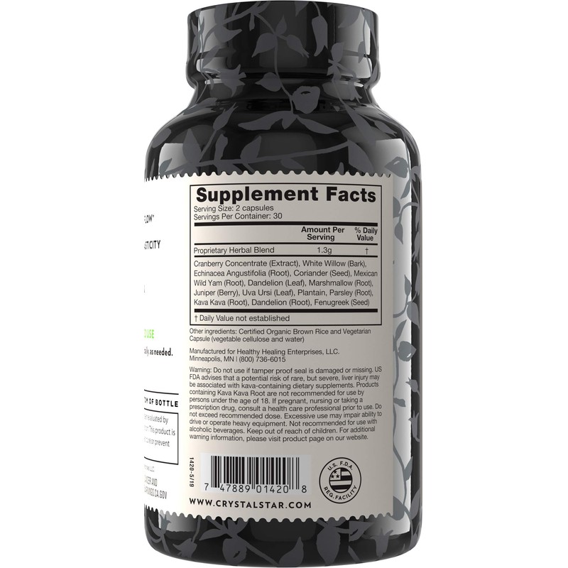 Crystal Star Crystal Star Bladder Support (60 Capsules) C Herbal