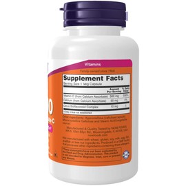 NOW Supplements, Vitamin C-500 Calcium Ascorbate, Antioxidant Protection*, 100 Capsules