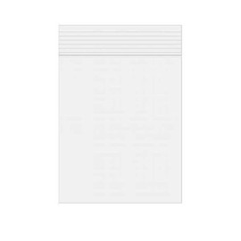 Secure Seal 8x10 Inch Reclosable Clear Zipper 2 Mil Plastic Storage Bags Top Zip Seal Bulk Wholesale Pack (Pack of 3000)