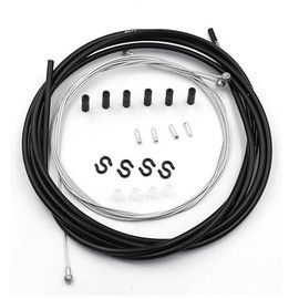 cSeao 2 Pack Universal Mountain Bike Shift Cable Kit and Housing Set Bicycle Gear Shift Derailleur Cable