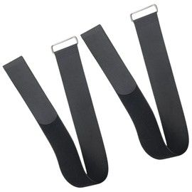 XMHBG 1 Pair Universal Adjustable Foot Straps for Rowing & Elliptical Machines, Heavy-Duty Pedal Trainer Bands for Home Gym, Leg Workouts & Fitness Training (20 inch/50 cm)