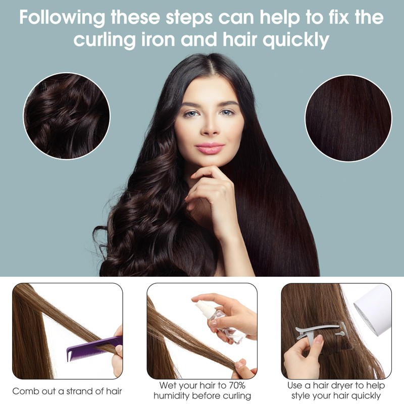 WILLBOND 141 Pcs Hair Rollers Set Include Plastic Hair Rollers