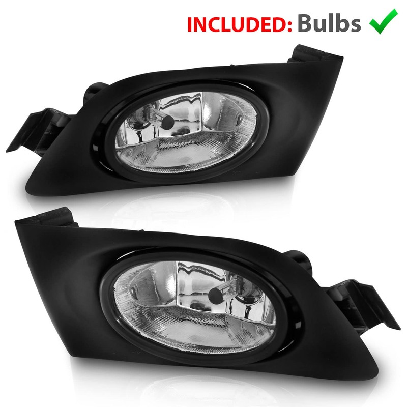 AmeriLite for 2001-2003 Honda Civic 2Dr/4-Door Clear Halogen Replacement Bumper