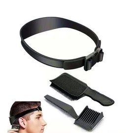 3 Pcs Barber Combs, Barber Combs with Hair Trimming Guide, Comb Professional Hair Cutting Comb Barber Cutting Comb, Fade Comb Blend Comb, Professional Curved Positioning Comb for Barber or At Home