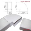 Rectangular Flat 90 Degree Horizontal DUCTING Elbow Bend by KAIR