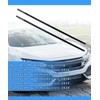 LH and RH Car Outer Door Window Moulding Trim Weatherstrip