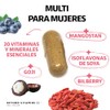Multivitamínico Mujer Ingredientes Vitaminas Suplemento Vitamina Biotina Alimenticio Cápsulas Azúcar