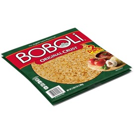 Generic Boboli 12 Inch Twin Pack Pizza Crust, Make Pizza at Home, 2 count, 38 oz By Snacks and More