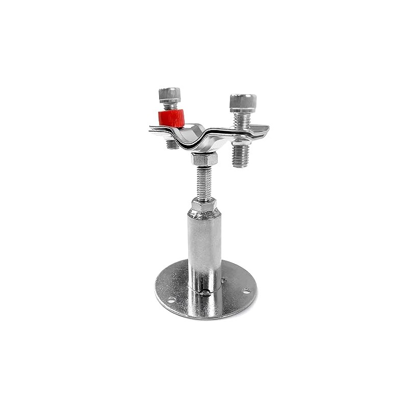 QWORK Adjustable Stainless Steel Pipe Support Bracket Kit - Compatible