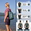 MARCHWAY Floating Waterproof Dry Bag Backpack 5L/10L/20L/30L/40L, Roll Top Sack