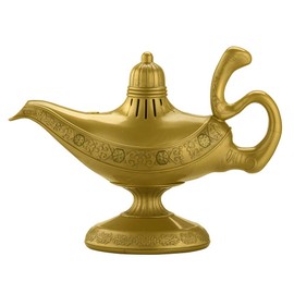 Aladdin Genie Lamp Speaker Lights Up Line in Jack Connects MP3 Player or Smart Device