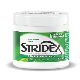 Stridex Acne Pads Sensitive With Aloe 55 Count Alcohol-Free