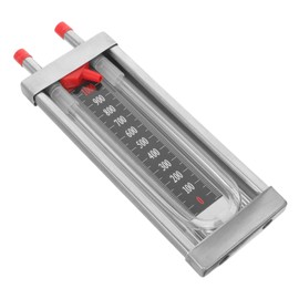 VILLFUL U-Shaped Pressure Gauge Manometer u Gauge U Tube Manometer Pressure Gauge for Laboratory Differential Pressure Gauge Water Pressure Tester Vacuum Tube Stainless Steel Power Supply