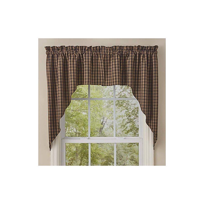 Park Designs Sturbridge Swag, 72 by 36", Black