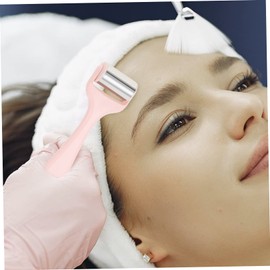 NOLITOY Double-headed Massage Roller Puffiness Roller Eye Ice Roller Face Ice Roller Face Eye Puffiness Roller for Face Facial Massager Roller Self Care Products Eye Massagers Pp Pink