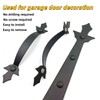 JFOGO Garage Door Strong Magnetic Decorative Hardware Set,4 Faux Garage