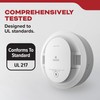 Kidde Smoke Detector, AA Battery Powered, LED Warning Light Indicators,