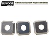 3pcs Carbide Insert 10.5x10.5x1.5mm, 45°,for Replacement Cutters Surfacing Router Bit,
