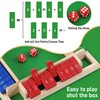 Fentar Shut the Box Game 4 Player, Puzzle Dice Games,