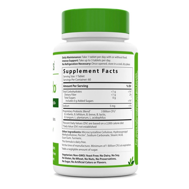 Hyperbiotics Pro-Bifido Probiotic Support for Ages 50 Plus—60 Vegetarian Tablets