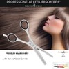 Schwertkrone Effilierschere - Modellierschere Haarschneideschere Haarschere Friseurschere aus Edelstahl Made