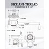 3-1/2 Inch Commercial Sink Drain - PVC Plastic Waste Drain
