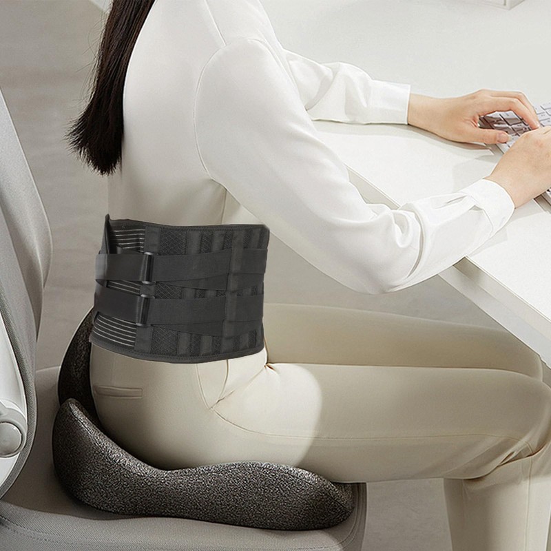 Lumbar Support Belt,Compression Lumbar Brace Lower Back Belt - Fitness