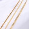 SUFOPE 14K Gold Bracelets for Women Dainty Gold Plated Bracelets