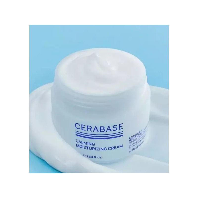Real Barrier 바이 리얼베리어 세라베이스 카밍 모이스처라이징 크림 50ml x