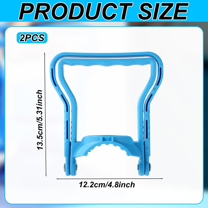 Lyreh 2pcs Heavy Duty Water Jug Handles, Plastic Ergonomic Heavy