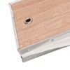 Fdit PVC Leather Plywood Box Bee Smoker Bellow Beekeeping Equipment