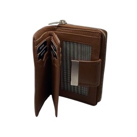 Velluci Pelle Genuine Leather Ladies RFID Purse, Women's Leather Wallet, Ladies Bifold Purse, RFID Blocking Ladies' Wallet