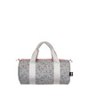 Moomin Pattern Reflective Medium Weekender, silver