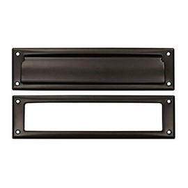 Deltana MS211U10B 13 1/8-Inch Mail Slot with Solid Brass Interior Frame