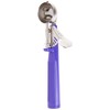 Winco IceCreamDishers, Ice Cream Disher with Purple Handle, Size 40,