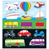 Carson Dellosa Transportation Shape Stickers (168027)