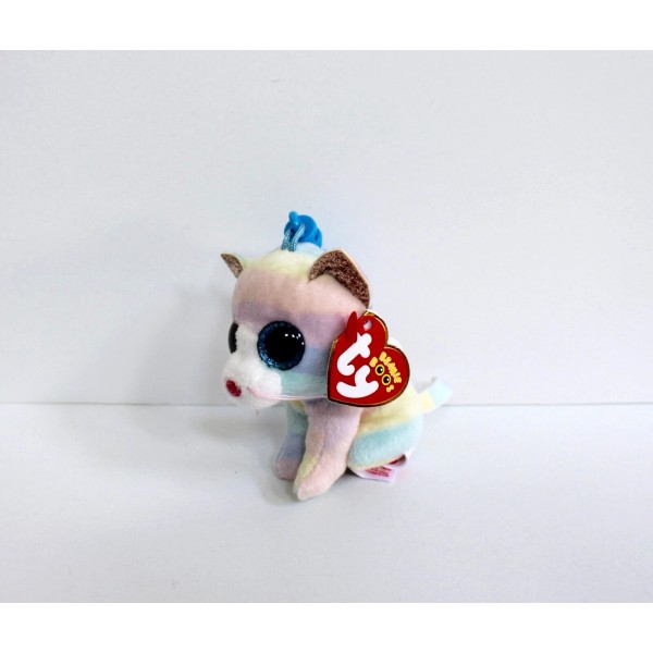 Ty Beanie Boo Collection Heather The Unicorn Cat Unicat Plush