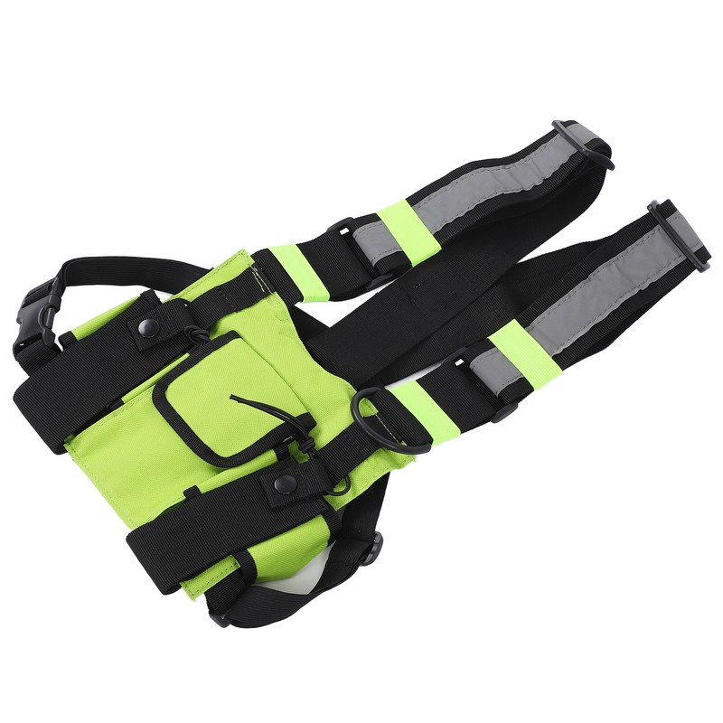 Multifunctional Nylon Waterproof Chest Bag Reflective Safety Tooling Vest for