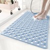 BREELEAM Non Slip Bathtub and Shower Mat 31x17 inch,Bath Mat