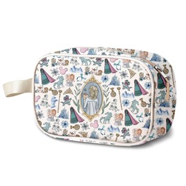 MAOFAED Freeze Princess Gift, Cartoon Princess Clear Travel Bag for Fans, Organizer Bag for Traveling (Freeze princessCA)