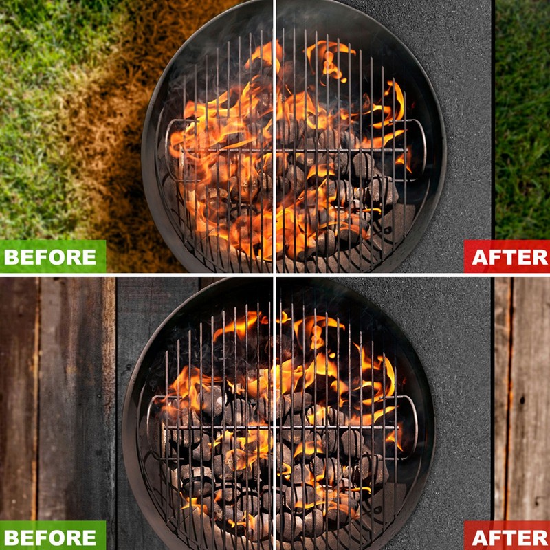 Fireproof Washable Barbecue Mat Reusable Foldable Lawn Protector for Outdoor