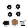 NOLITOY 4Pcs Vibration Speaker Base Pad Alloy Isolation Feet for