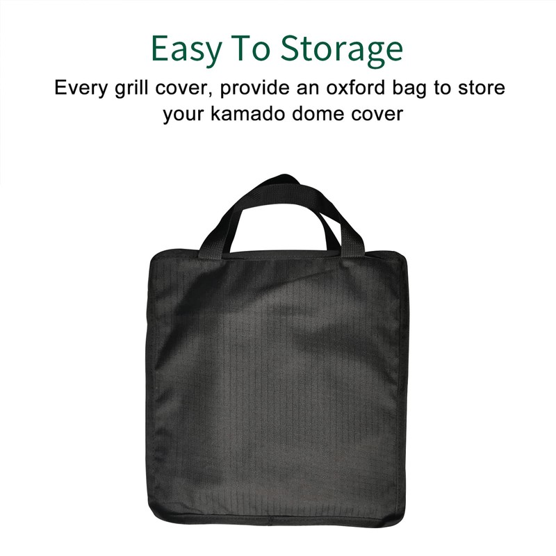 Quantfire 26” Kamado Dome Grill Cover for Medium Big Green