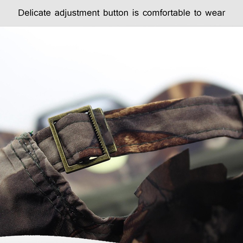 Maple Leaf Printing Army Camouflage Hats Outdoor Summer Quick Drying