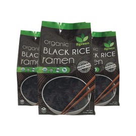 Big Green Organic Food- Organic Black Rice Ramen, Gluten-Free, Non-GMO, Vegan, Kosher (1)