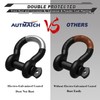 AUTMATCH D Ring Shackle 3/4" Shackles (2 Pack) 41,887Ibs Break