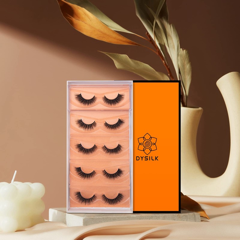 DYSILK Cat Eye Lashes False Eyelashes - Mink Lashes 5