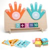UOCAI Montessori Wooden Maths Toy, Educational Toy for Numbers Learning,